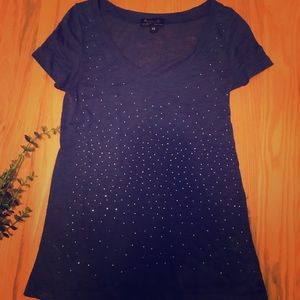 Sparkling V-Neck